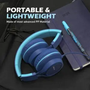 ailihen c8 headphones wired, on ear headphones