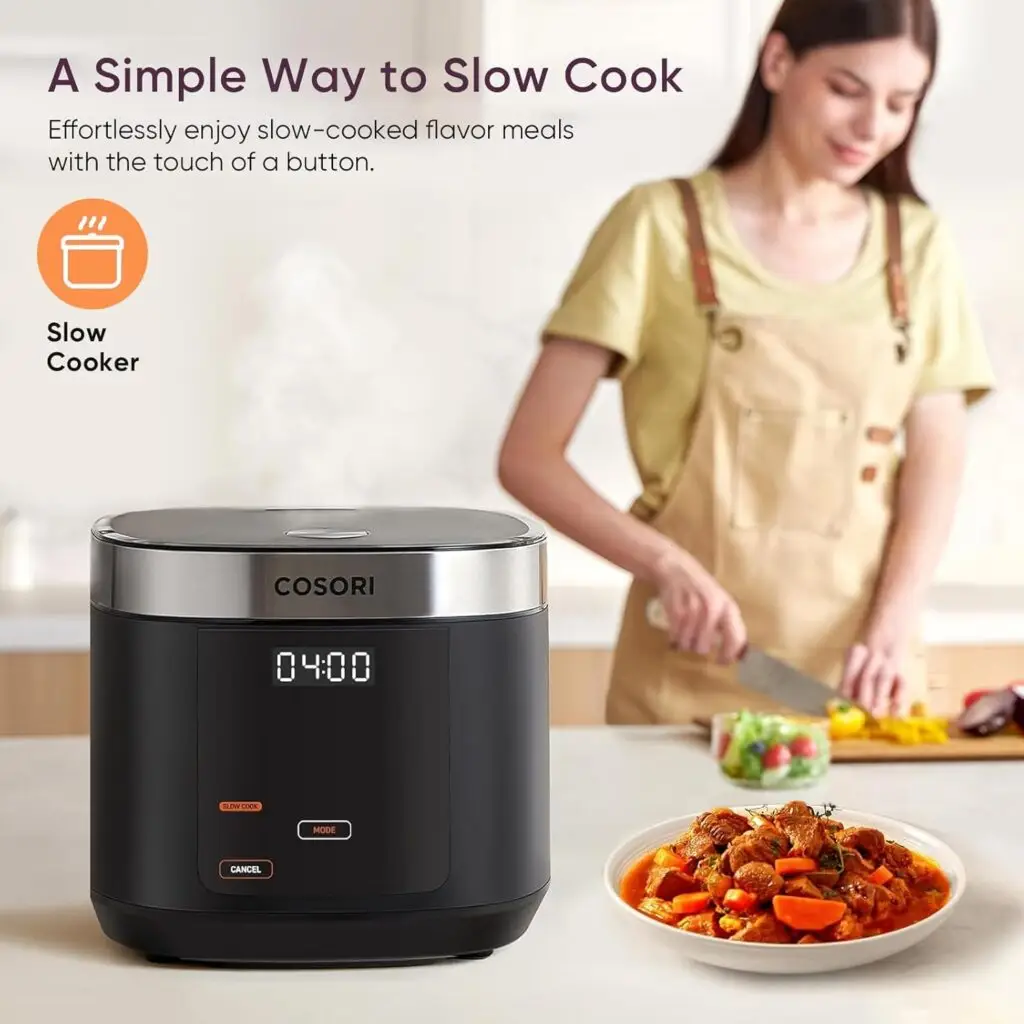 cosori rice cooker 10 cup, 24h keep warm