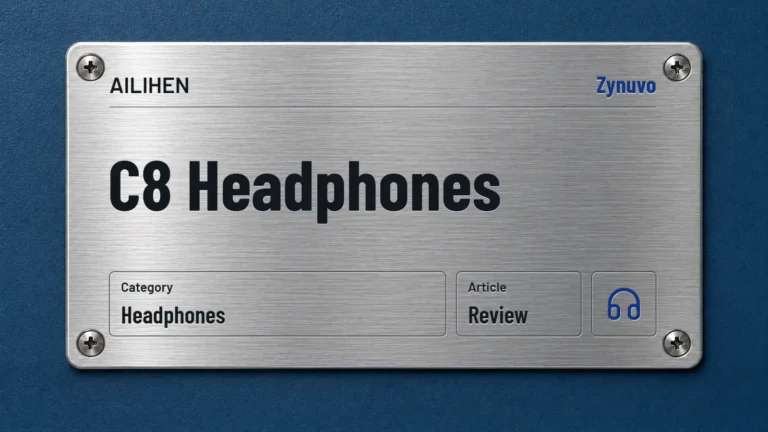Zynuvo rating plate for the AILIHEN C8 Headphones review