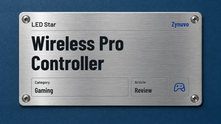 Zynuvo rating plate for the LED Star Wireless Pro Controller review