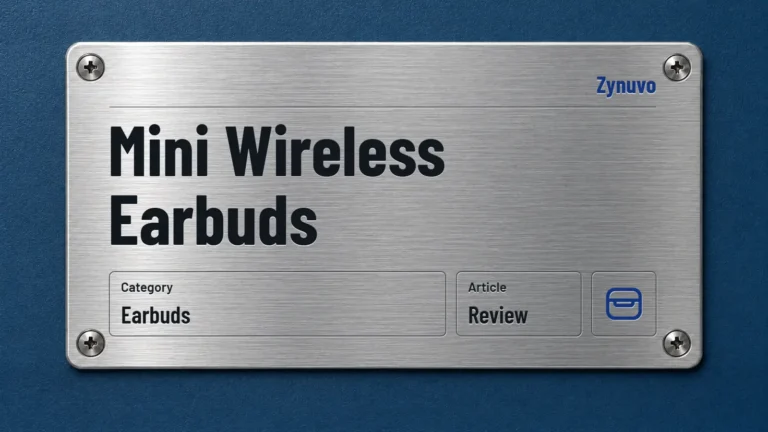 Zynuvo rating plate for the Mini Wireless Earbuds review