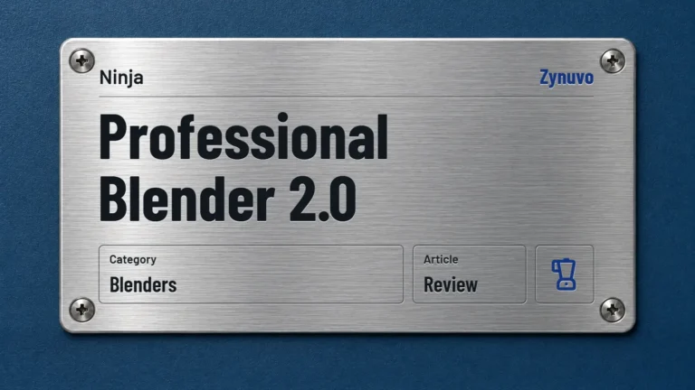 Zynuvo rating plate for the Ninja Professional Blender 2.0 review