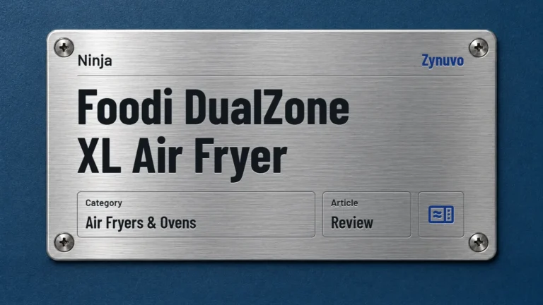 Zynuvo rating plate for the Ninja Foodi DualZone XL Air Fryer review