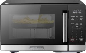 BLACK+DECKER 5-in-1 Microwave Oven with Air Fry, Combi, Bake, Roast