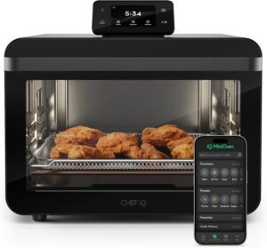 CHEF iQ MiniOven Smart Toaster Oven Air Fryer Combo