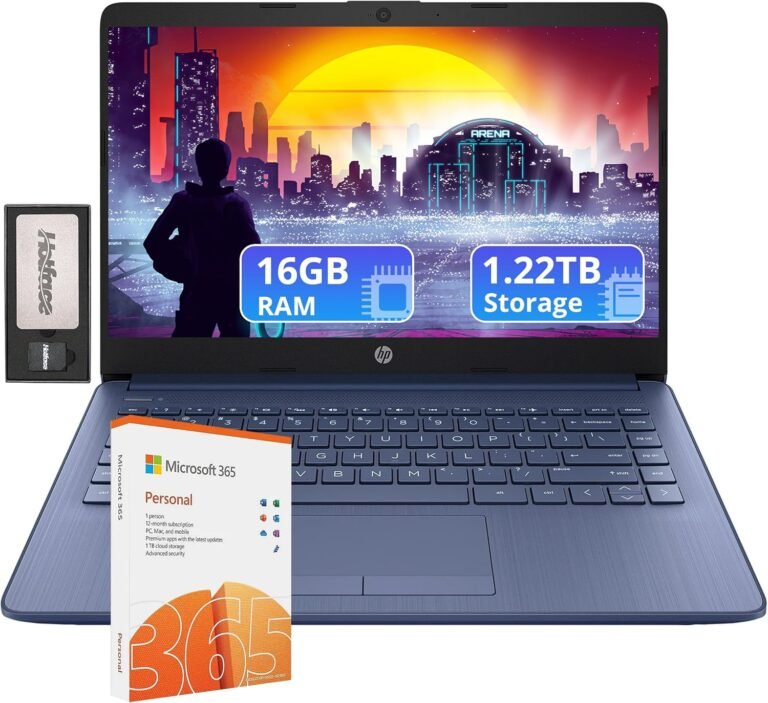 HP Flagship 14 HD Laptop with 1 Year Office 365