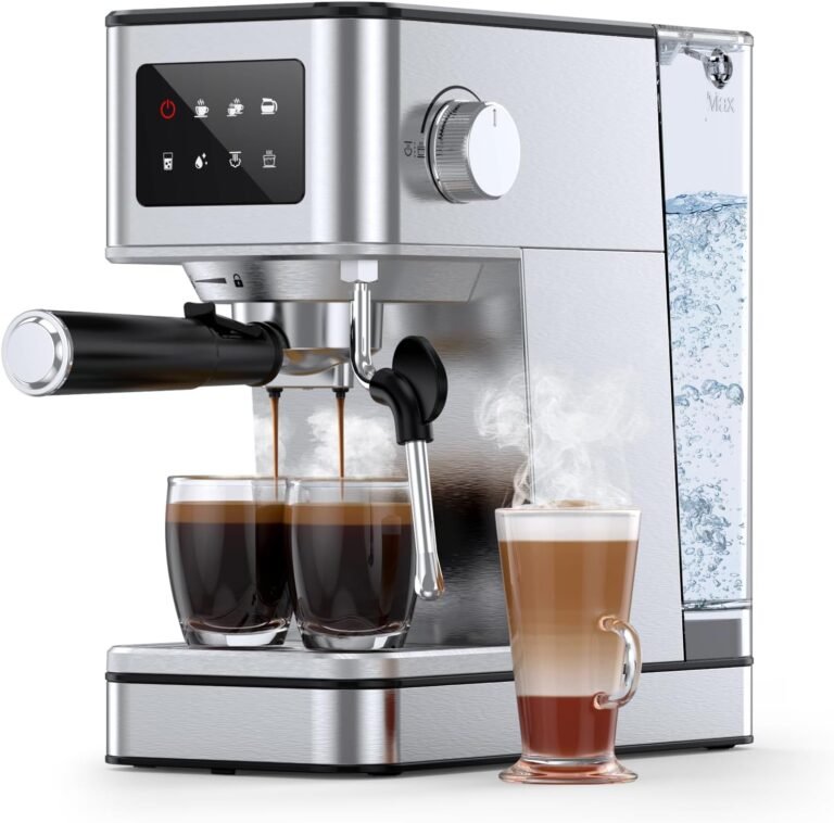 QJA Espresso Machine with Milk Frother