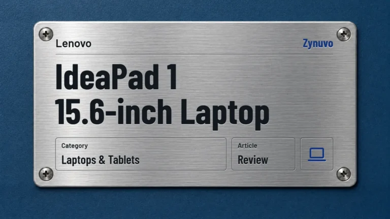 Zynuvo rating plate for the Lenovo IdeaPad 1 15.6-inch Laptop review