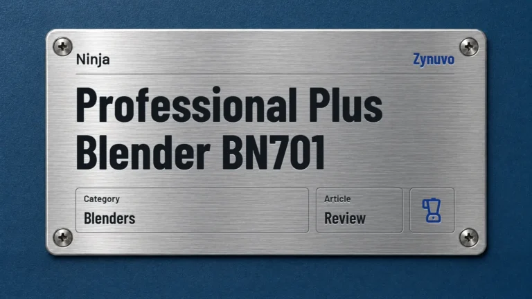 Zynuvo rating plate for the Ninja Professional Plus Blender BN701 review