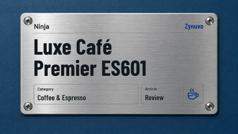 Zynuvo rating plate for the Ninja Luxe Café Premier ES601 review