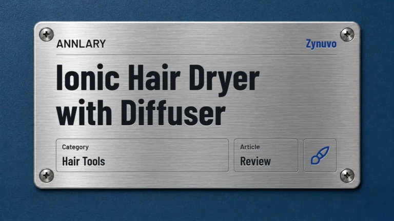 Zynuvo rating plate for the ANNLARY Ionic Hair Dryer with Diffuser review