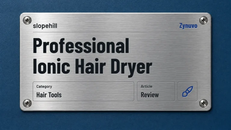 Zynuvo rating plate for the slopehill Professional Ionic Hair Dryer review