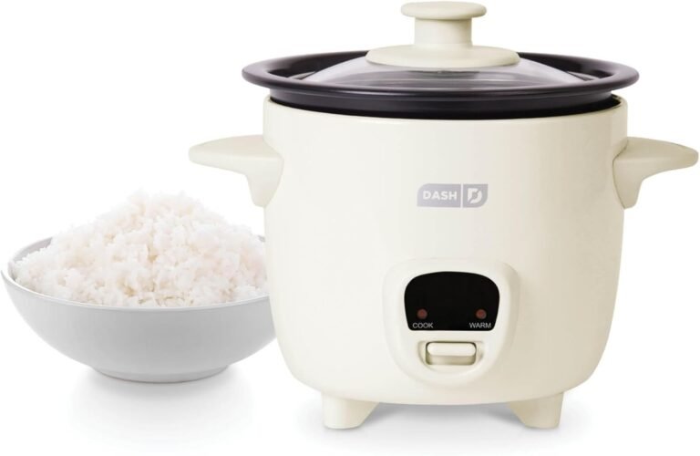 Dash Mini Rice Cooker Steamer with Removable Nonstick Pot,