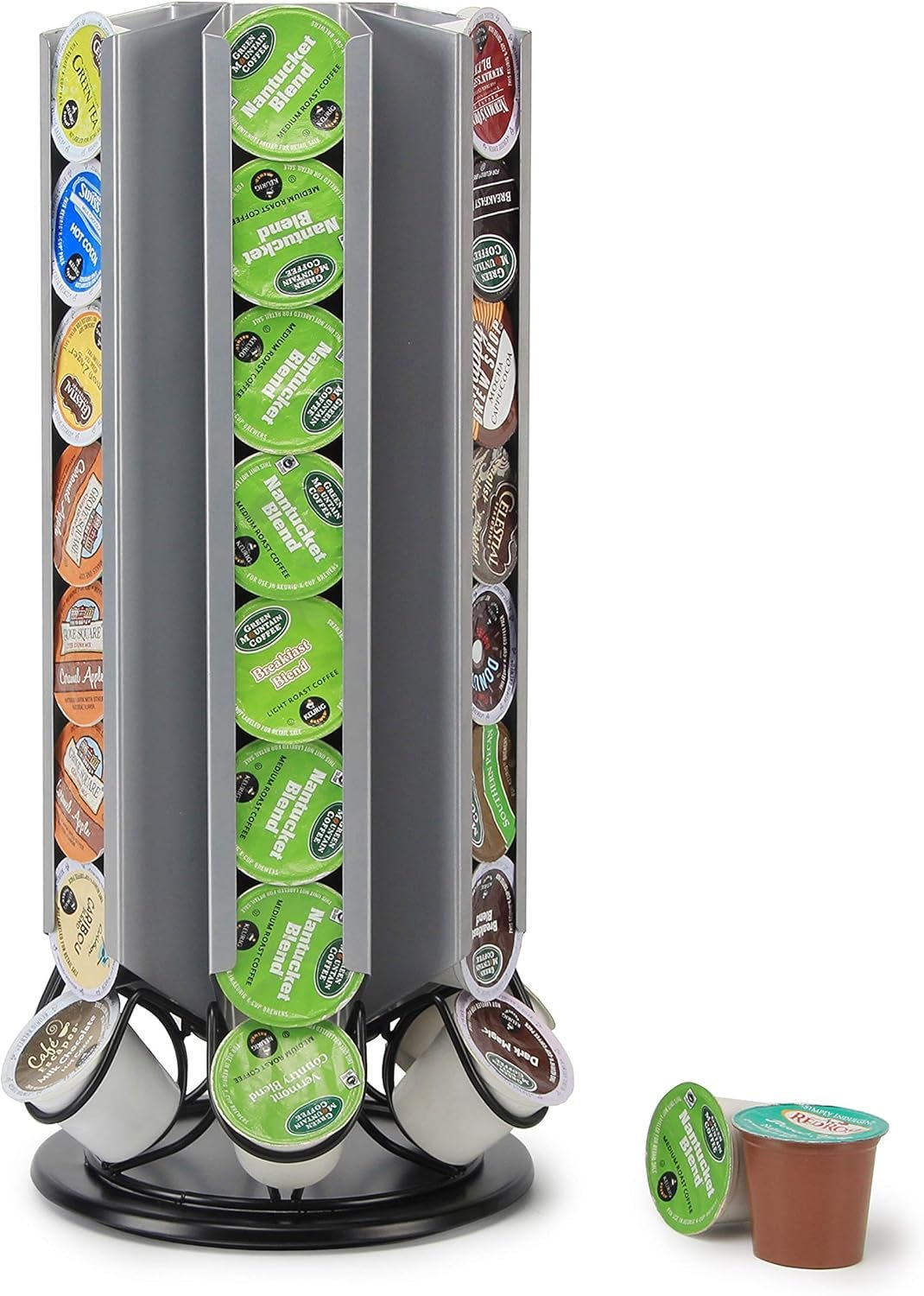 FlagShip K Cup Carousel Rack K Pods Storage