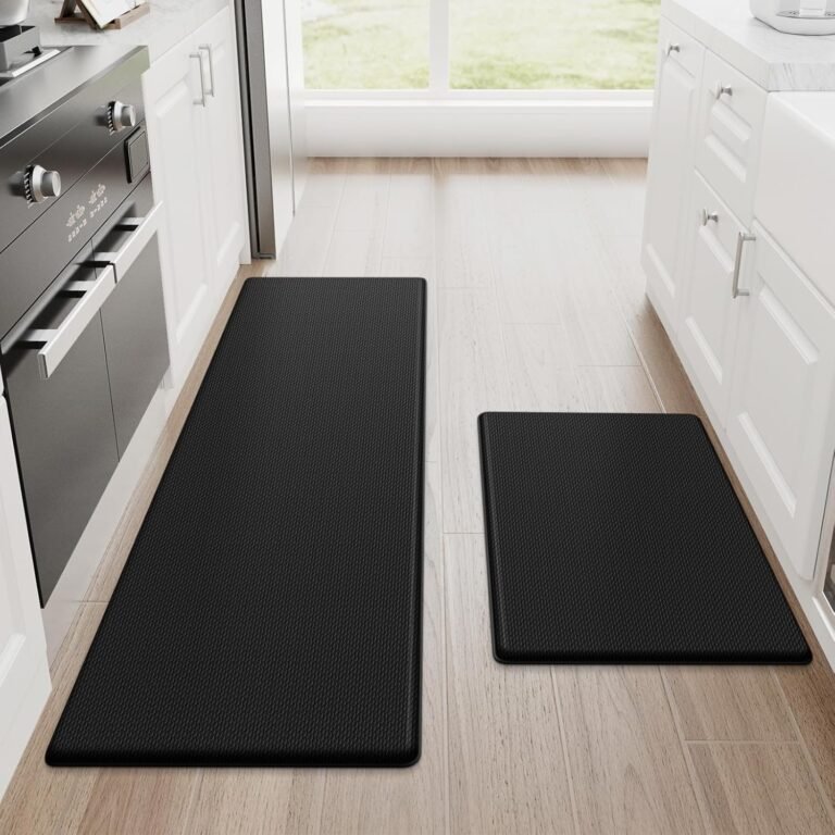 StepRite Kitchen Mats, 2PCS Kitchen Rugs, Cushioned Anti Fatigue