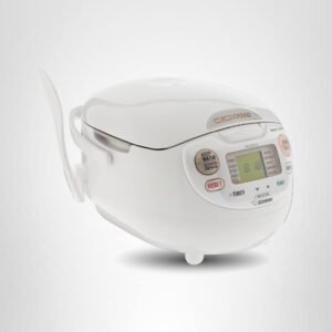Zojirushi NS-ZCC10 -Cup Neuro Fuzzy Rice Cooker and Warmer, Premium White