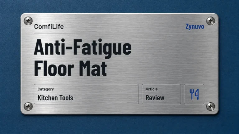 Zynuvo rating plate for the ComfiLife Anti-Fatigue Floor Mat review