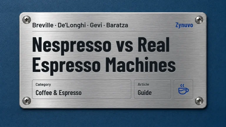 Zynuvo rating plate for the Nespresso vs Real Espresso Machines guide