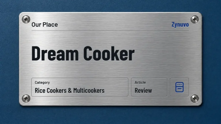 Zynuvo rating plate for the Our Place Dream Cooker review