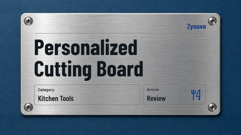 Zynuvo rating plate for the Personalized Cutting Board review