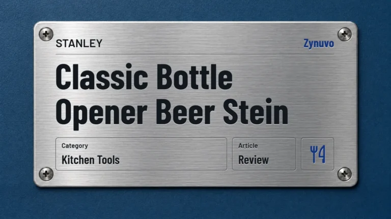 Zynuvo rating plate for the STANLEY Classic Bottle Opener Beer Stein review