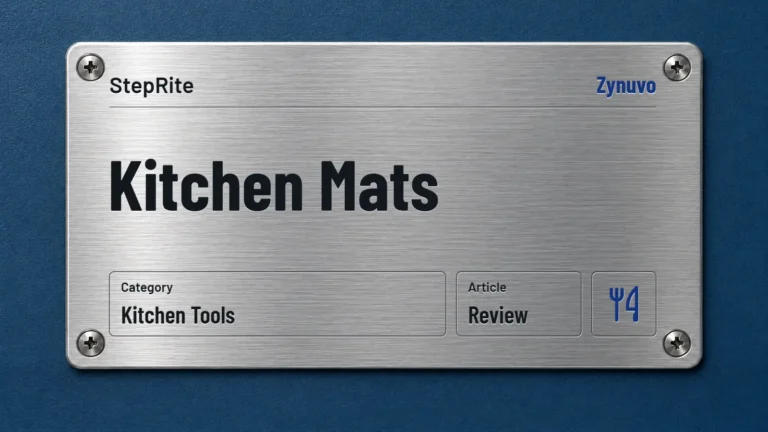 Zynuvo rating plate for the StepRite Kitchen Mats review