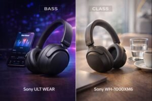 Sony ULT WEAR vs Sony WH-1000XM6: Bass vs. Class (2026 Review)