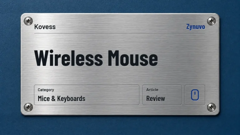 Zynuvo rating plate for the Kovess Wireless Mouse review