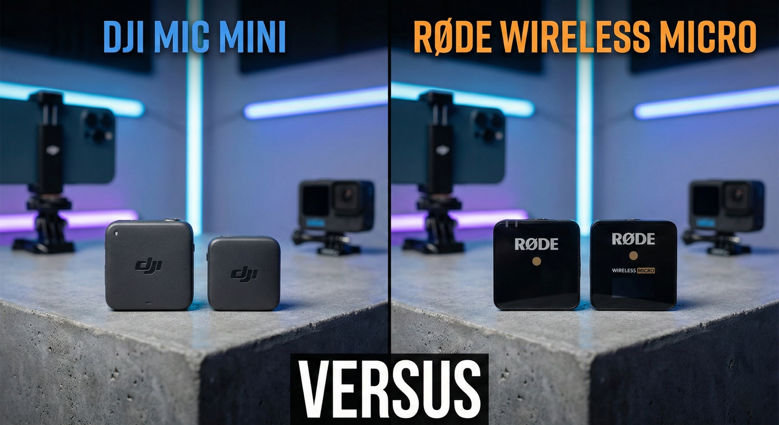 DJI Mic Mini vs Rode Wireless Micro