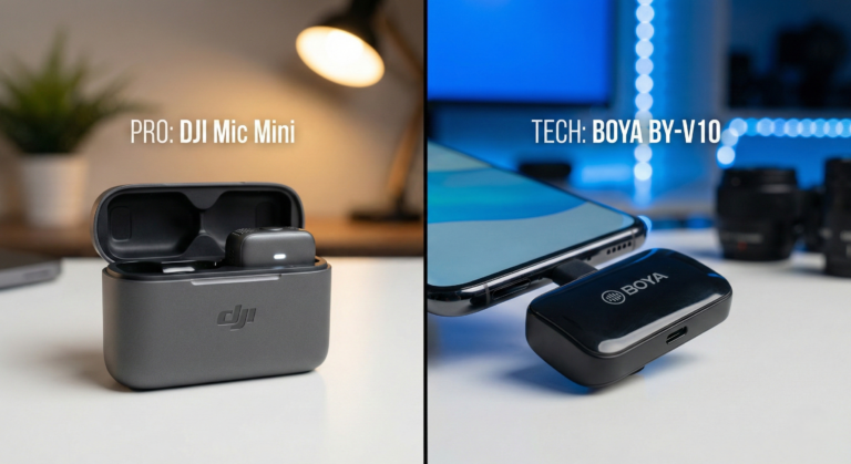 DJI Mic Mini vs BOYA BY-V10