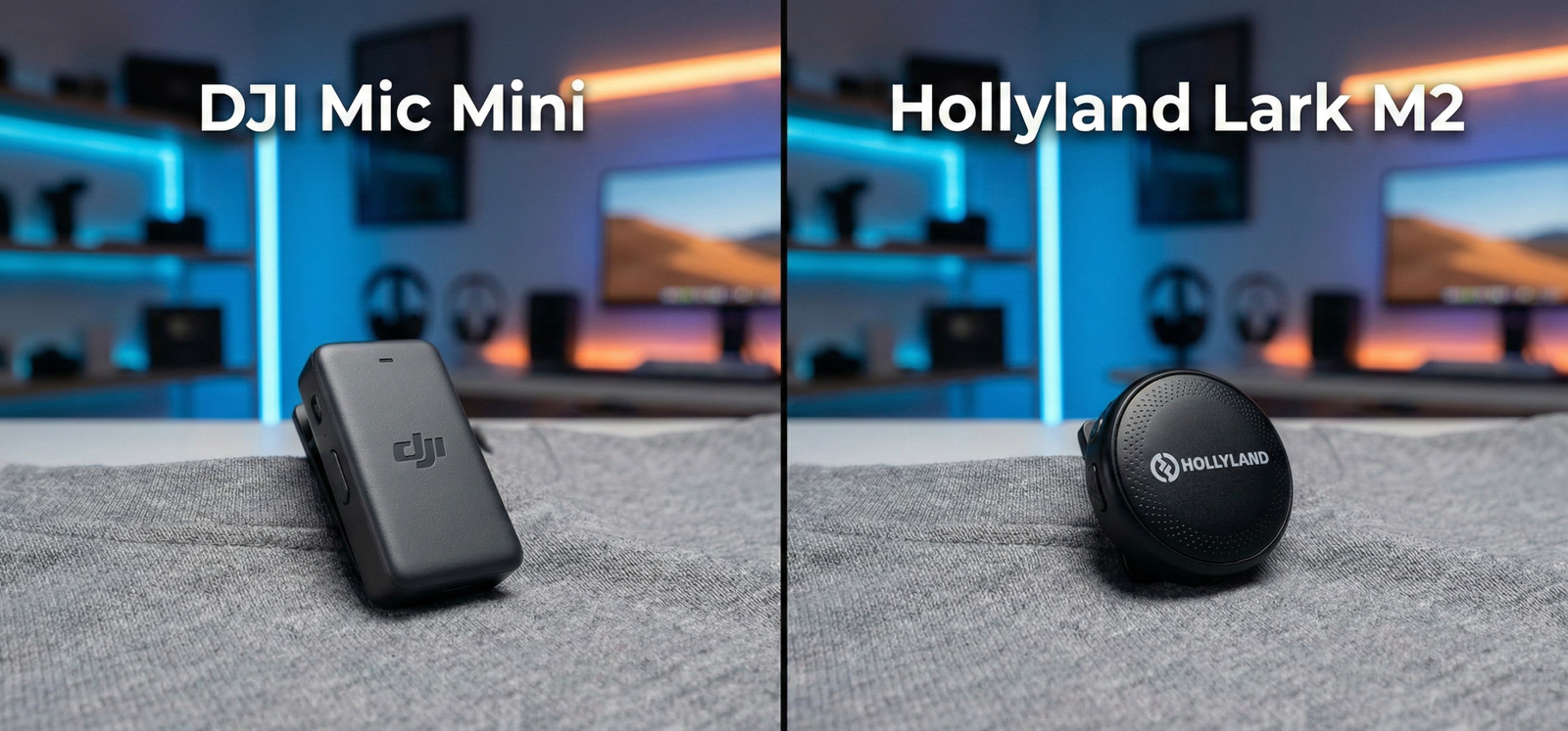 DJI Mic Mini vs Hollyland Lark M2