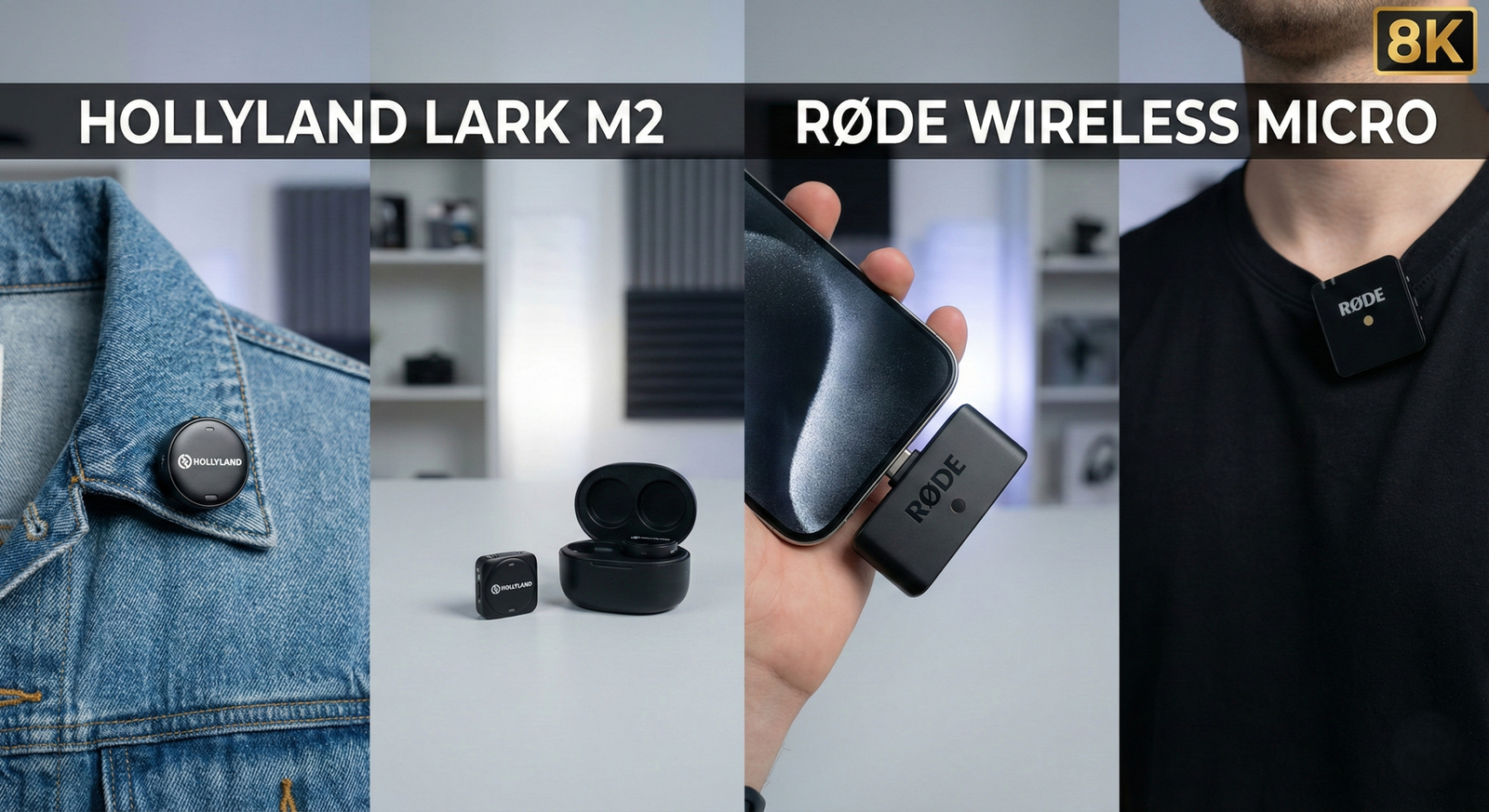 Hollyland Lark M2 vs Rode Wireless Micro