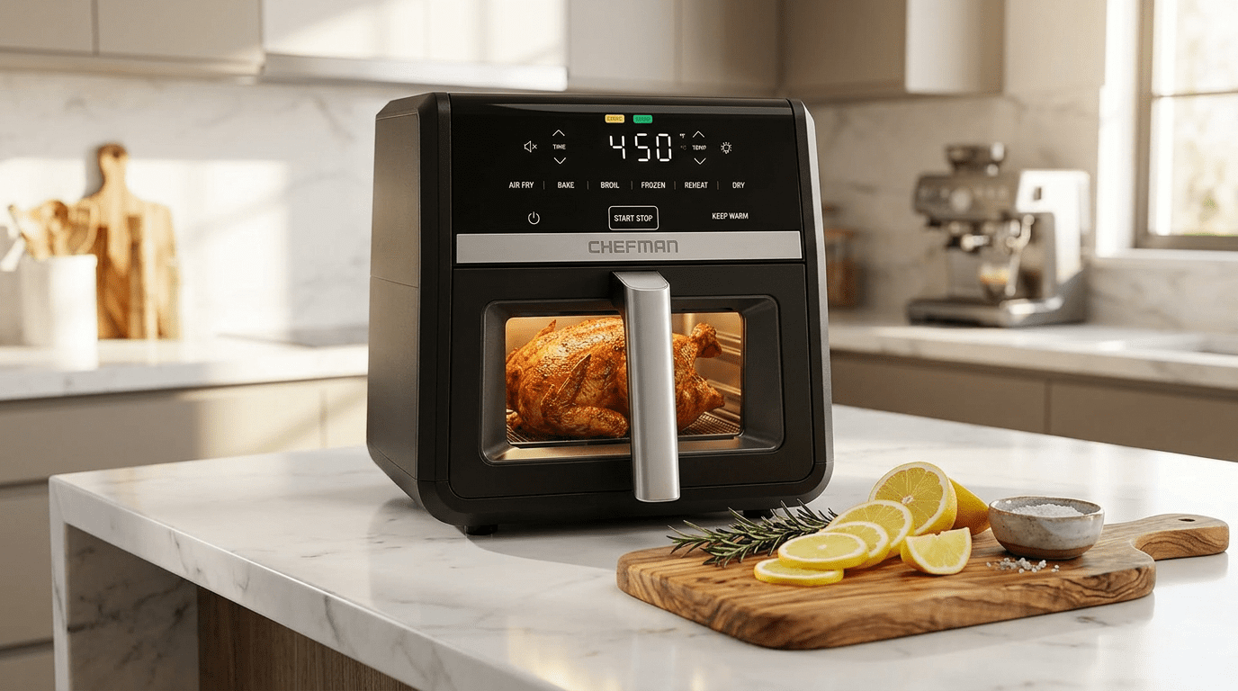 Chefman Air Fryer 9 Qt | TurboFry 7-in-1