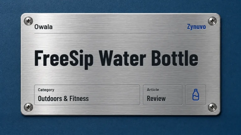 Zynuvo rating plate for the Owala FreeSip Water Bottle review