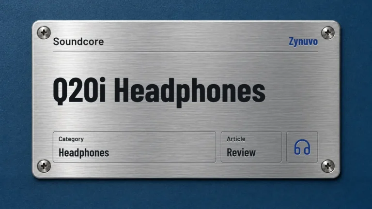 Zynuvo rating plate for the Soundcore Q20i Headphones review